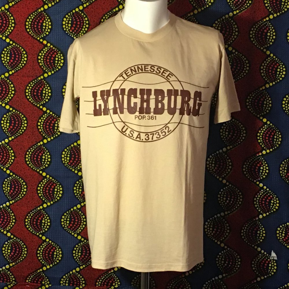 Lynchburg, TN - Vintage T-shirt - Beige - L